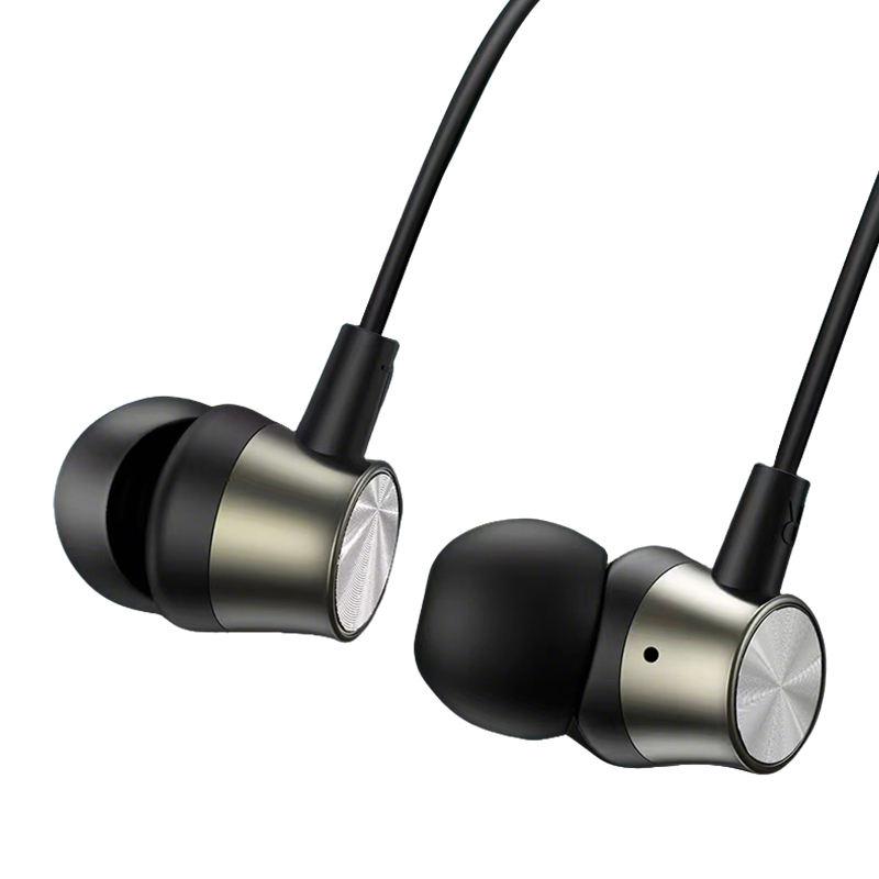 1.2m 3.5mm Jack Plug In-Ear Metal Stereo Music Wired Earphone With Call Function Controller Audio and Mic Earphone